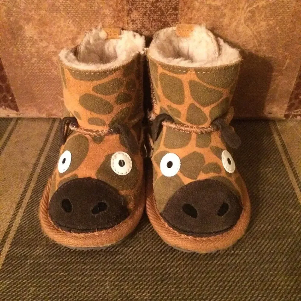 Emu Giraffe Walker Toddler Boot Merino Wool Size 6-12 Months